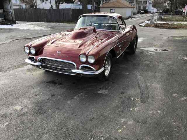 1961 Red Chevrolet Corvette Sports car