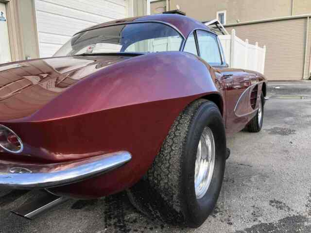 1961 Red Chevrolet Corvette Sports car