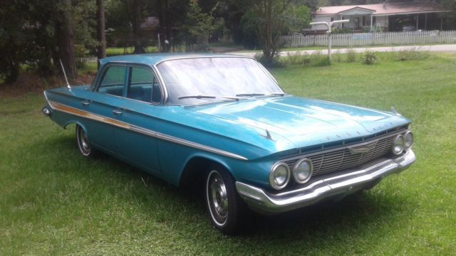 1961 Blue Chevrolet Impala