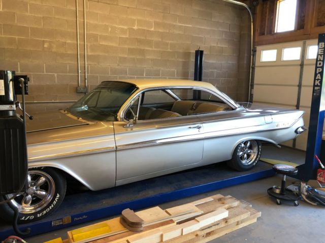 1961 Silver Chevrolet Impala Coupe