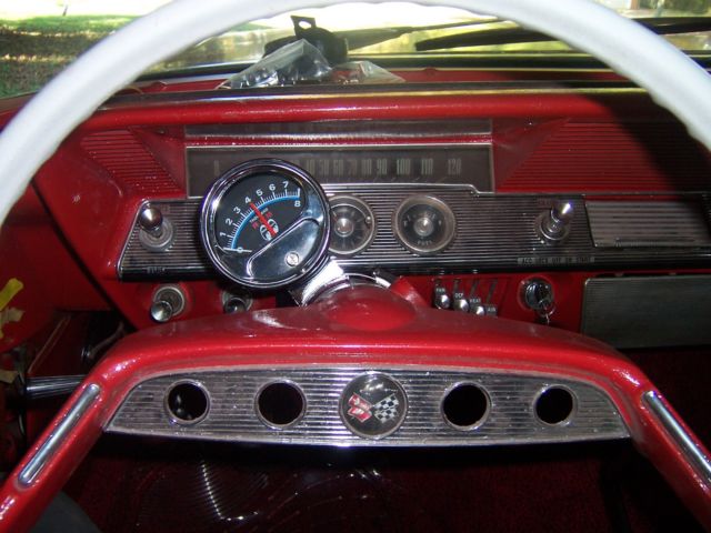 1961 Red Chevrolet Impala Bubbletop