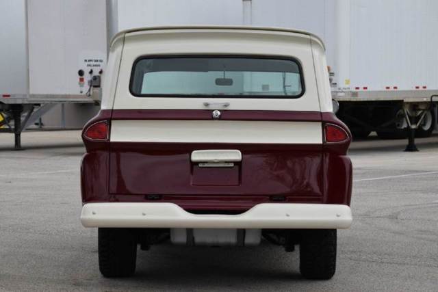 1961 Maroon Chevrolet Suburban --