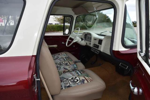 1961 Maroon Chevrolet Suburban --
