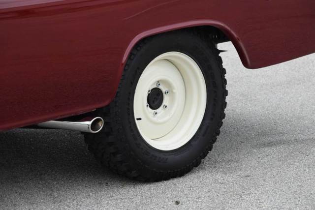 1961 Maroon Chevrolet Suburban --