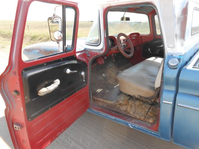 1961 Blue Chevrolet C-10 Standard Cab Pickup