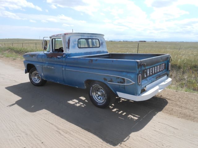 1961 Blue Chevrolet C-10 Standard Cab Pickup