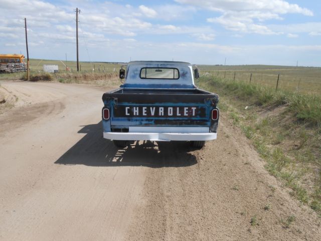1961 Blue Chevrolet C-10 Standard Cab Pickup