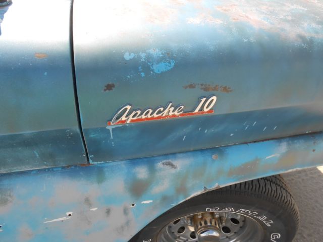 1961 Blue Chevrolet C-10 Standard Cab Pickup