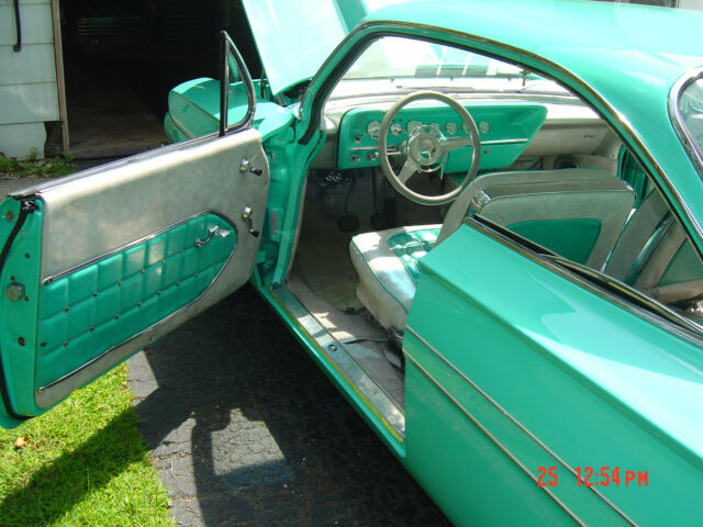 1961 Aqua Chevrolet Impala Coupe
