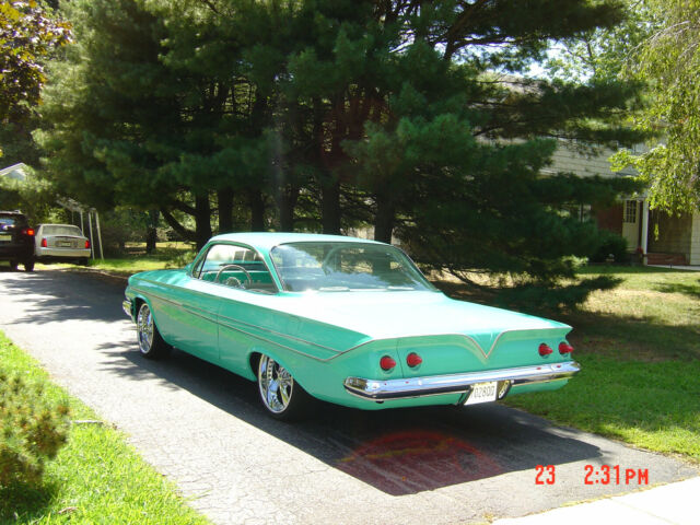 1961 Aqua Chevrolet Impala Coupe