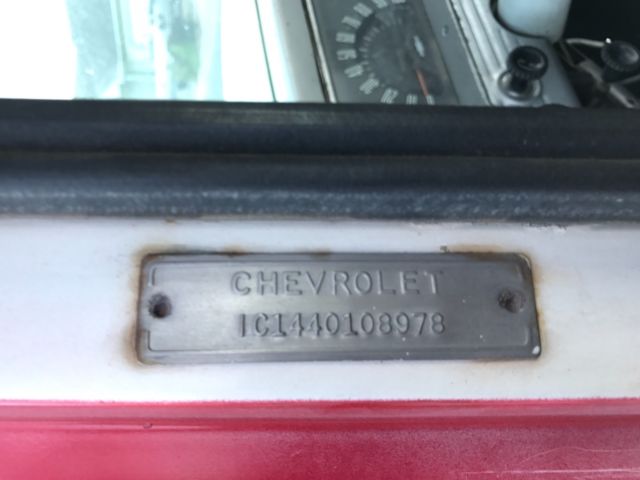 1961 White and red Chevrolet Other Pickups