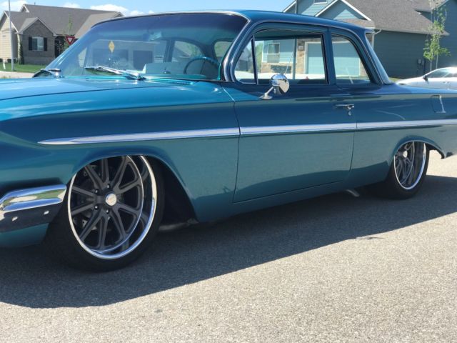 1961 Blue Chevrolet Bel Air/150/210 Sedan