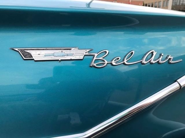 1961 Blue Chevrolet Bel Air/150/210 Sedan