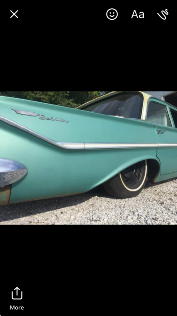 1961 Green Chevrolet Bel Air/150/210 Sedan