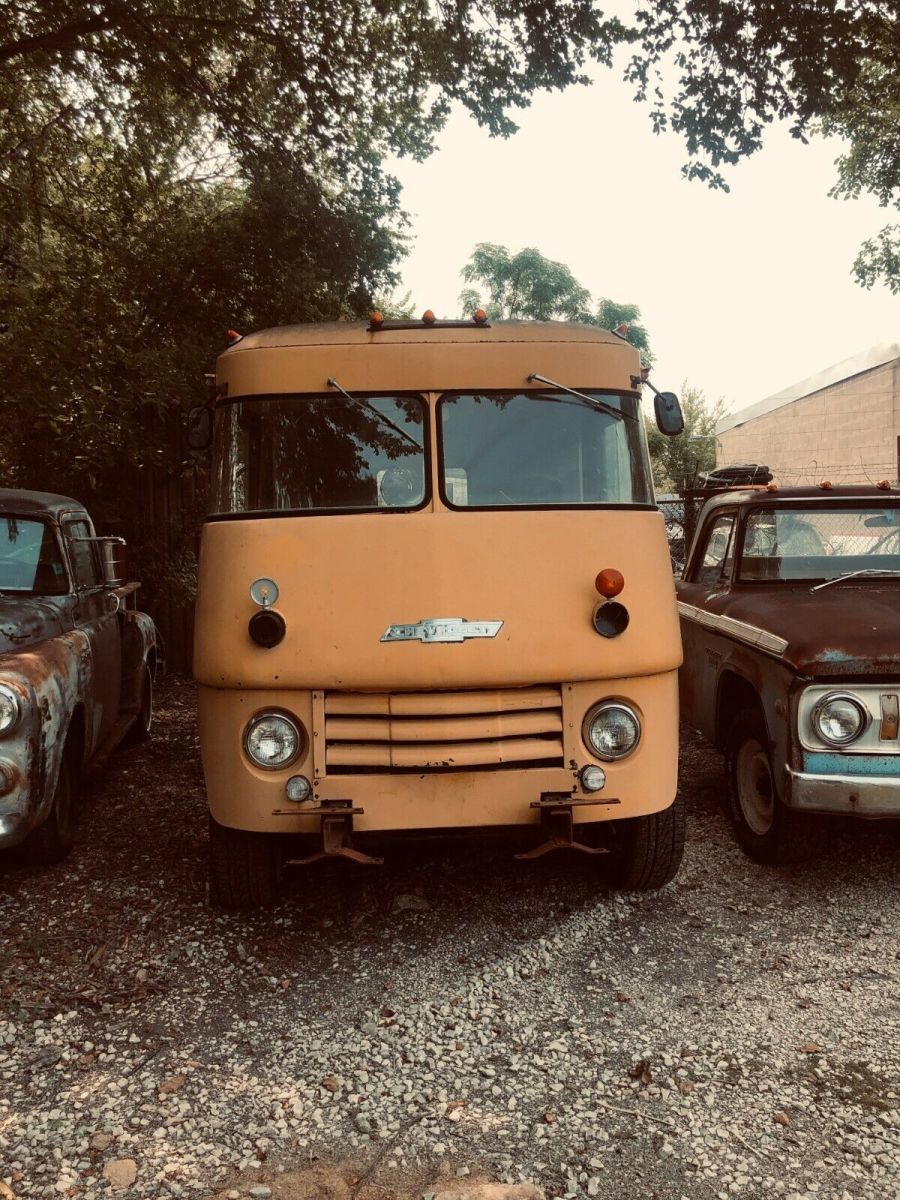 1961 Orange Chevrolet Other Van Camper