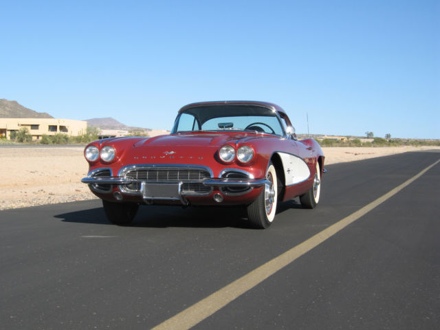 1961 honduras maroon Chevrolet Corvette