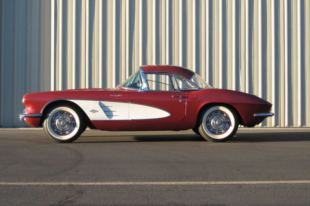1961 honduras maroon Chevrolet Corvette