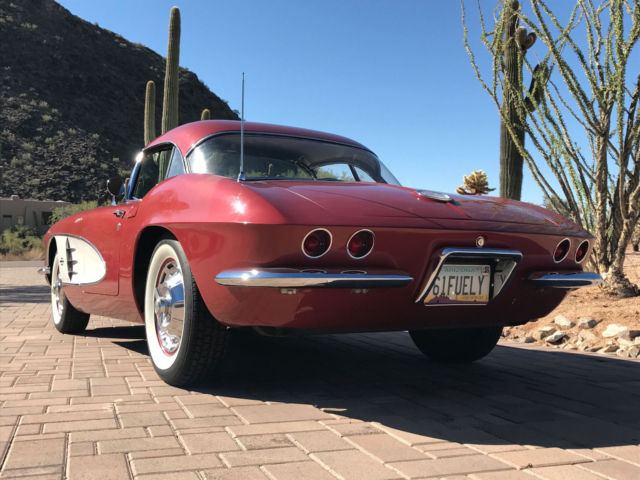 1961 honduras maroon Chevrolet Corvette