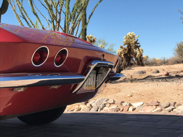 1961 honduras maroon Chevrolet Corvette