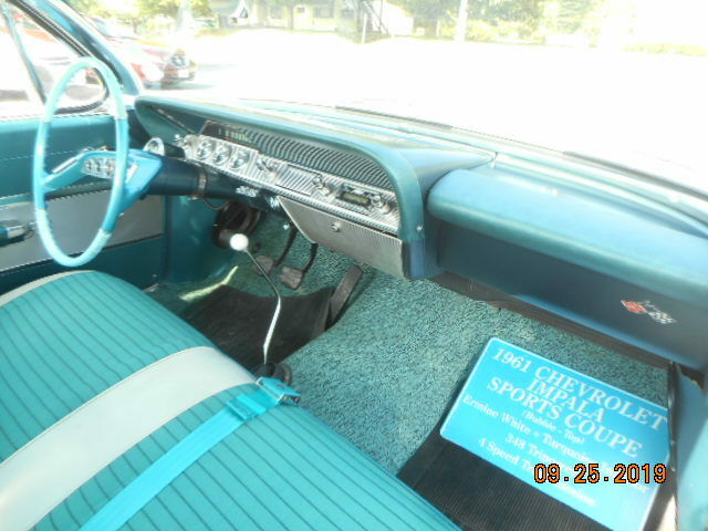 1961 White Chevrolet Impala Coupe