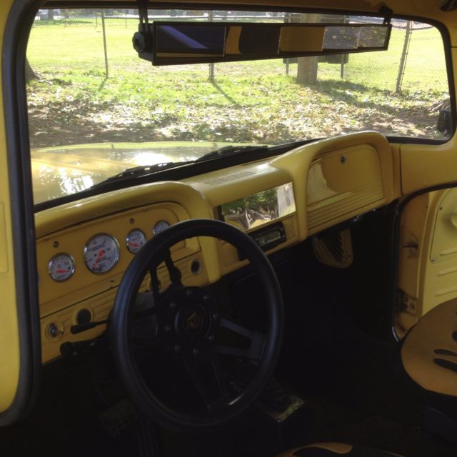 1961 Yellow Chevrolet C-10 Standard Cab Pickup
