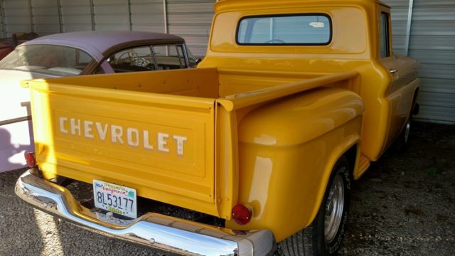 1961 chrome yellow Chevrolet C-10 stepside