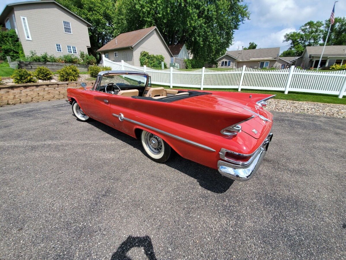 1961 Red Chrysler 300 Convertible
