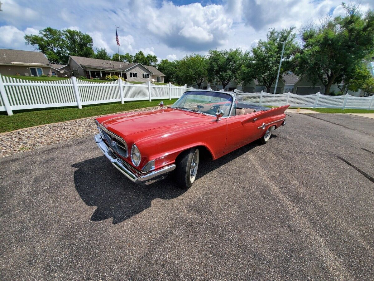1961 Red Chrysler 300 Convertible