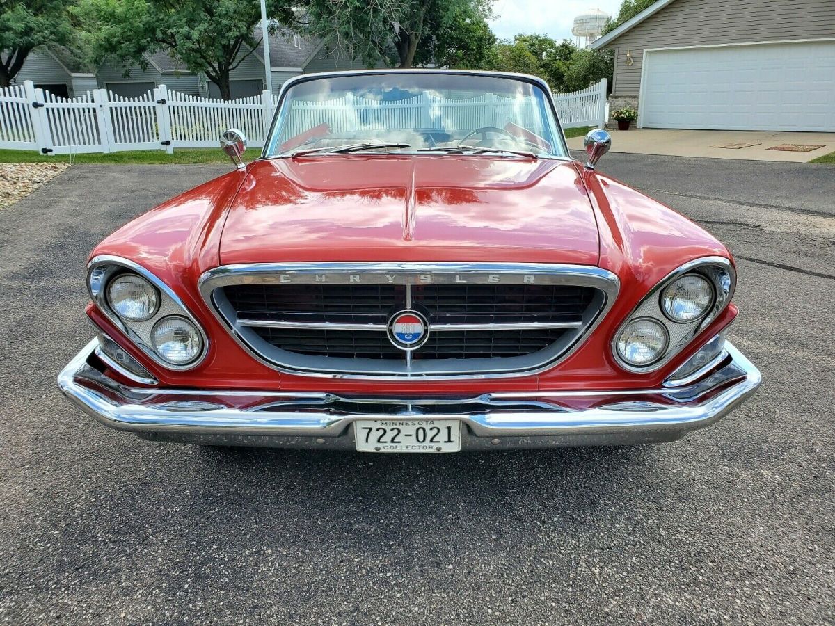 1961 Red Chrysler 300 Convertible
