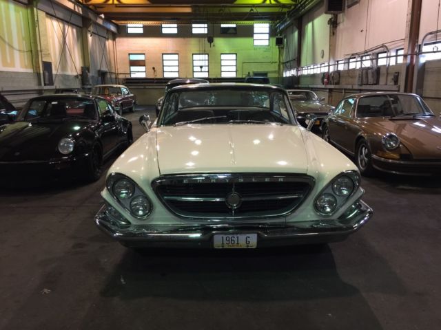 1961 White Chrysler 300 Series Hard Top