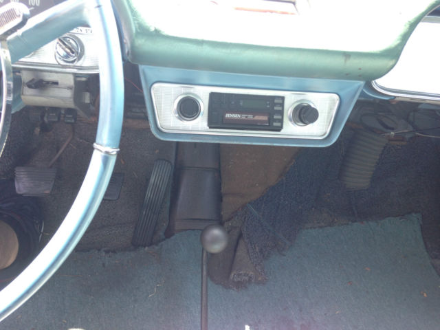 19610000 Blue Chevrolet Corvair Sedan