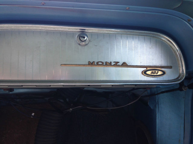 19610000 Blue Chevrolet Corvair Sedan