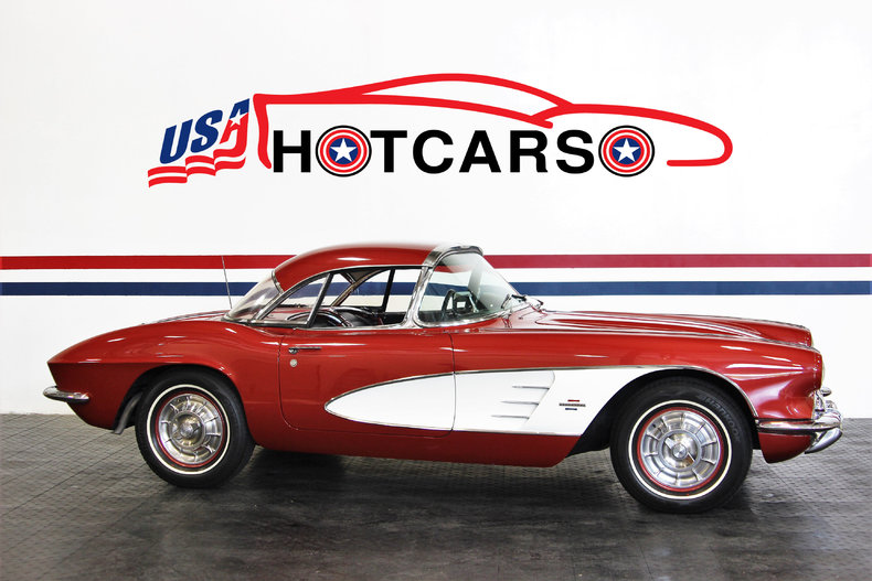 1961 Burgundy Chevrolet Corvette Roadster