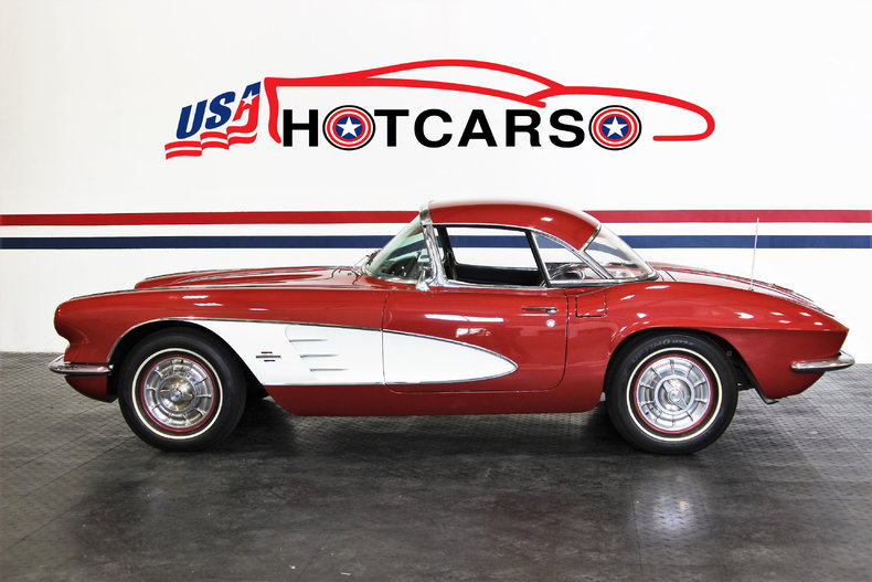 1961 Burgundy Chevrolet Corvette Roadster