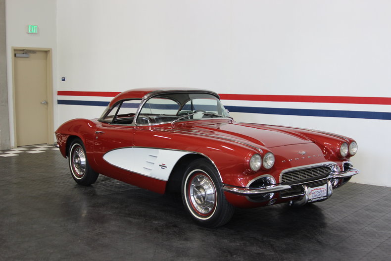 1961 Burgundy Chevrolet Corvette Roadster