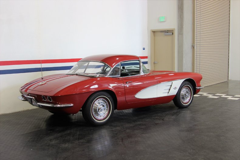 1961 Burgundy Chevrolet Corvette Roadster
