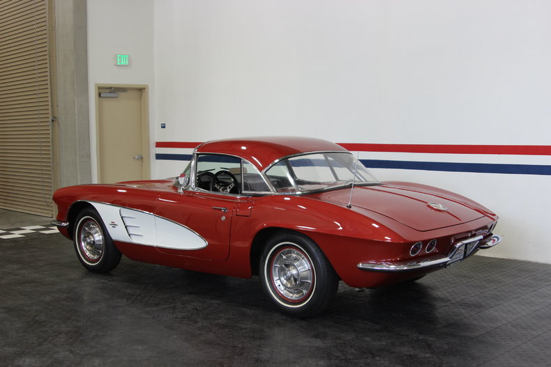 1961 Burgundy Chevrolet Corvette Roadster