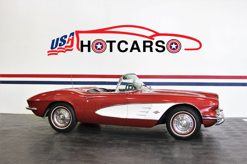 1961 Burgundy Chevrolet Corvette Roadster