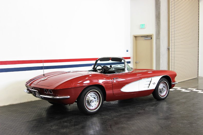 1961 Burgundy Chevrolet Corvette Roadster