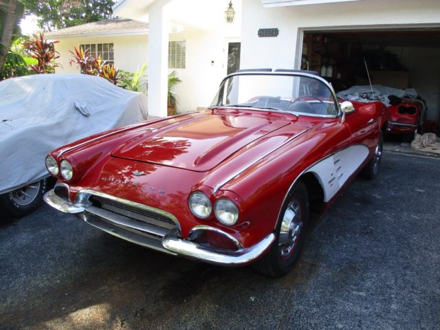 1961 Red Chevrolet Corvette
