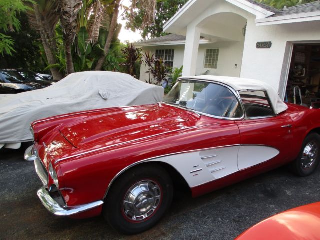 1961 Red Chevrolet Corvette