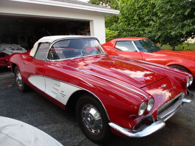 1961 Red Chevrolet Corvette