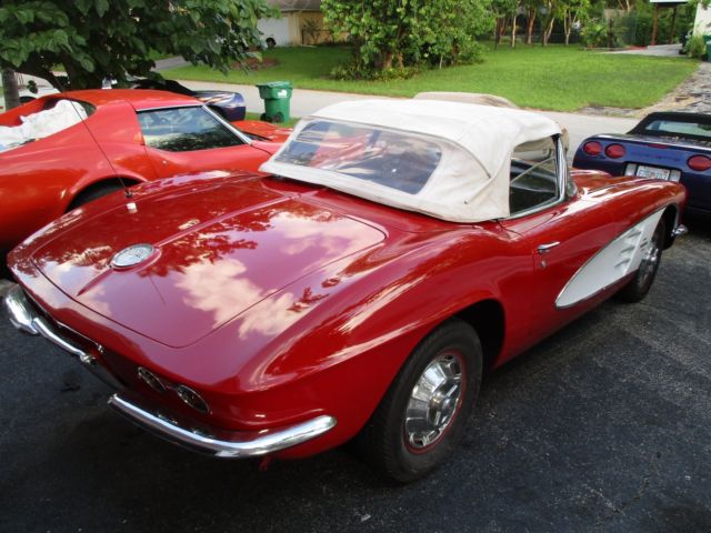 1961 Red Chevrolet Corvette
