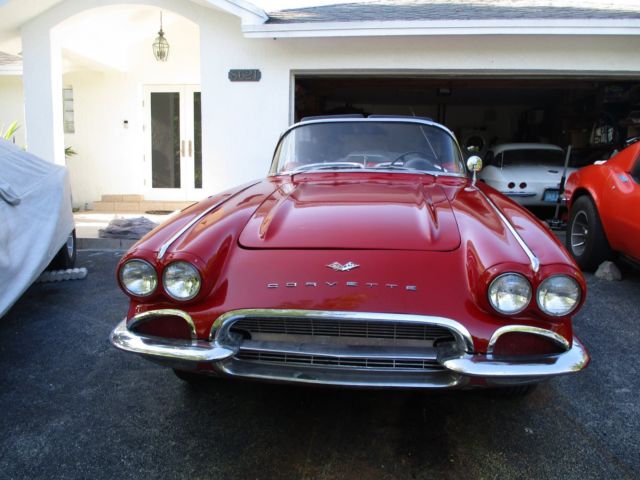 1961 Red Chevrolet Corvette