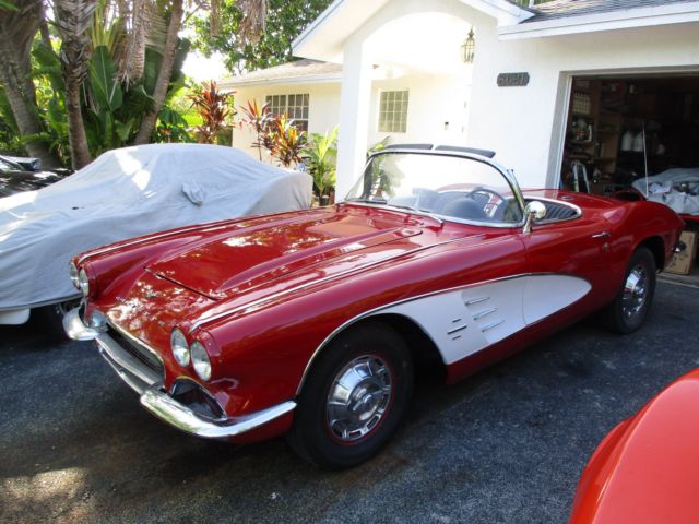 1961 Red Chevrolet Corvette