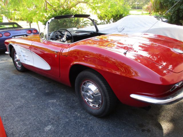 1961 Red Chevrolet Corvette