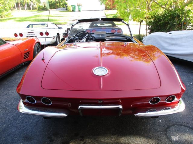 1961 Red Chevrolet Corvette