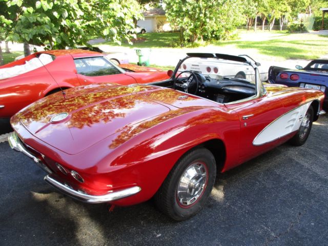 1961 Red Chevrolet Corvette
