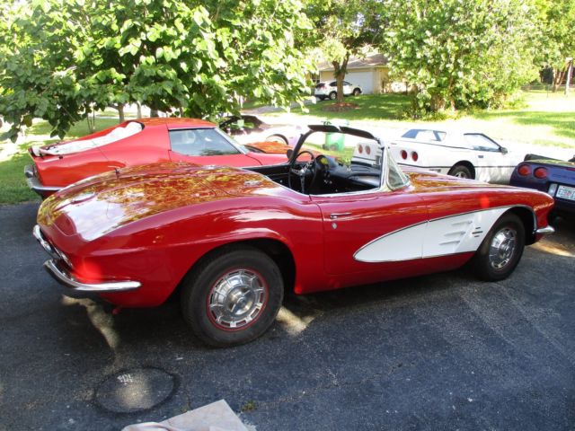 1961 Red Chevrolet Corvette