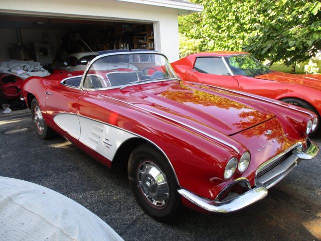 1961 Red Chevrolet Corvette